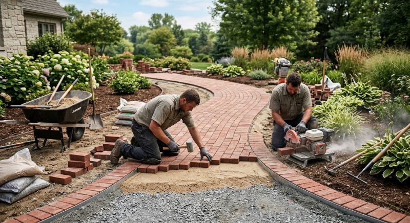 Brick Paving Installation in Norwalk, CT