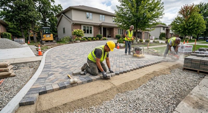 Paver Driveway Installation in Littleton, CO